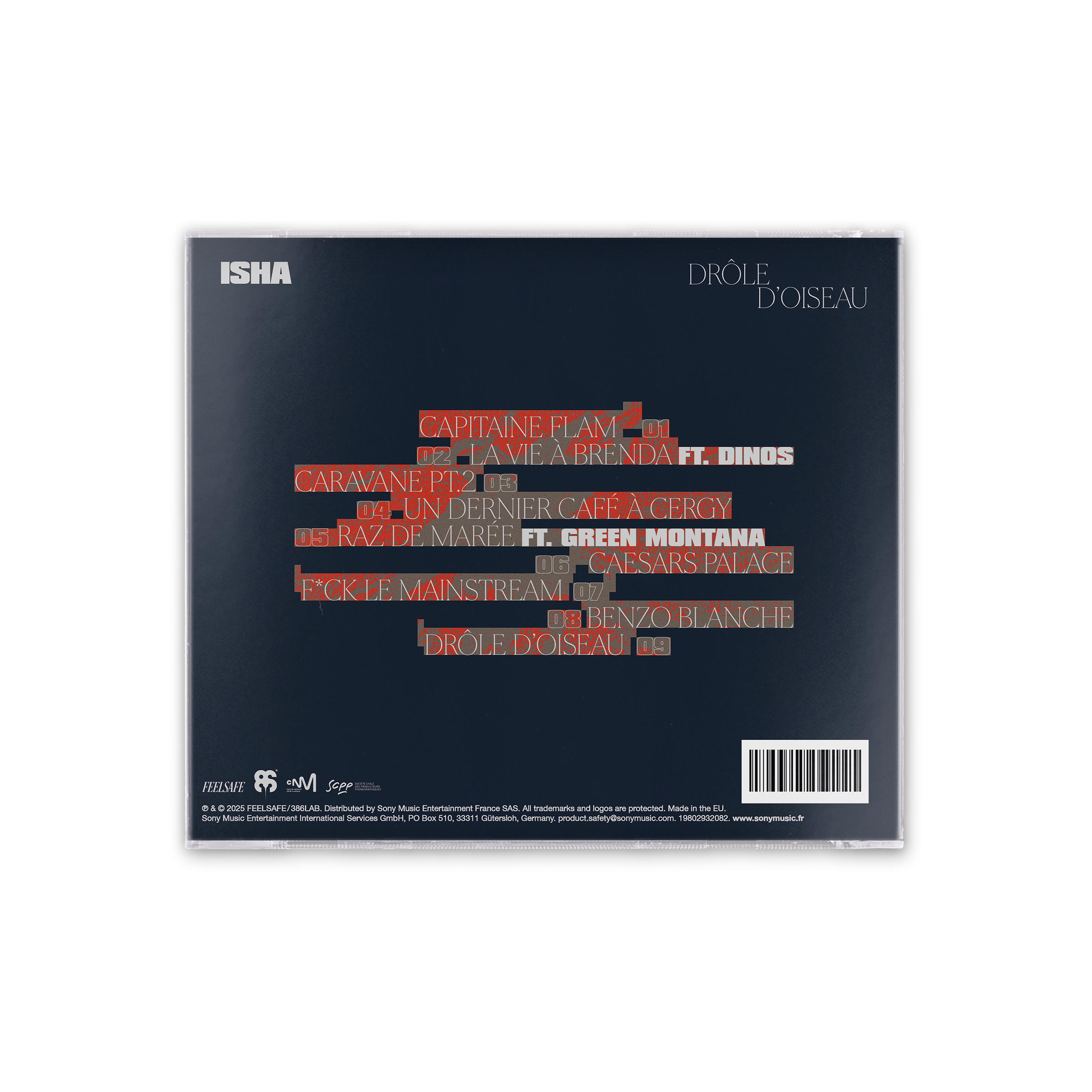 CD + vinyle + t-shirt + poster dédicacé “Drôle d'oiseau“