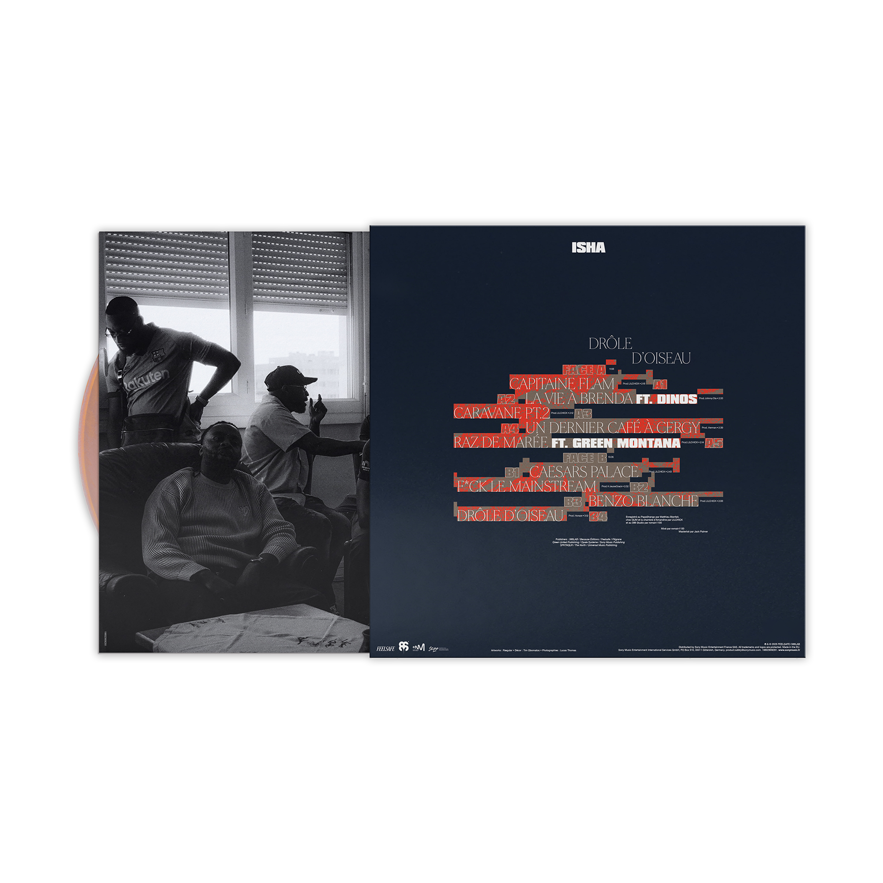 CD + vinyle + t-shirt + poster dédicacé “Drôle d'oiseau“