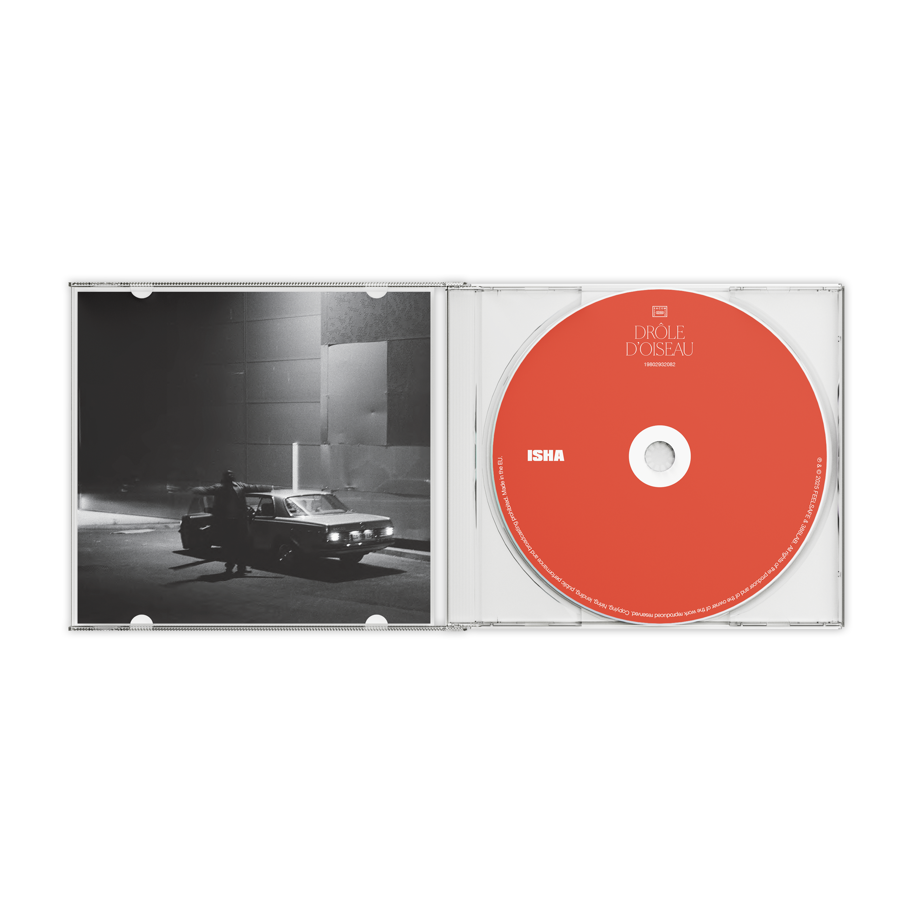 CD + vinyle + t-shirt + poster dédicacé “Drôle d'oiseau“